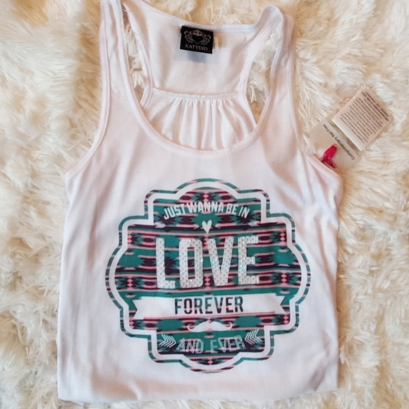 LOVE FOREVER TANK TOP - Picture 1 of 4